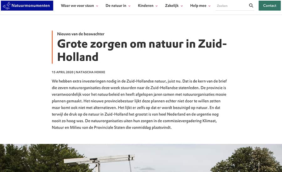Artikel-natuurmonumenten-grote-zorgen-om-natuur-in-zuid-holland